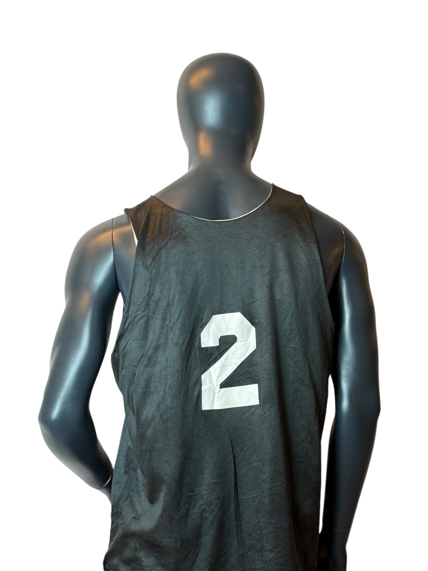 ITT Industries Reversible Mesh Jersey Black White Tank Top Size XL