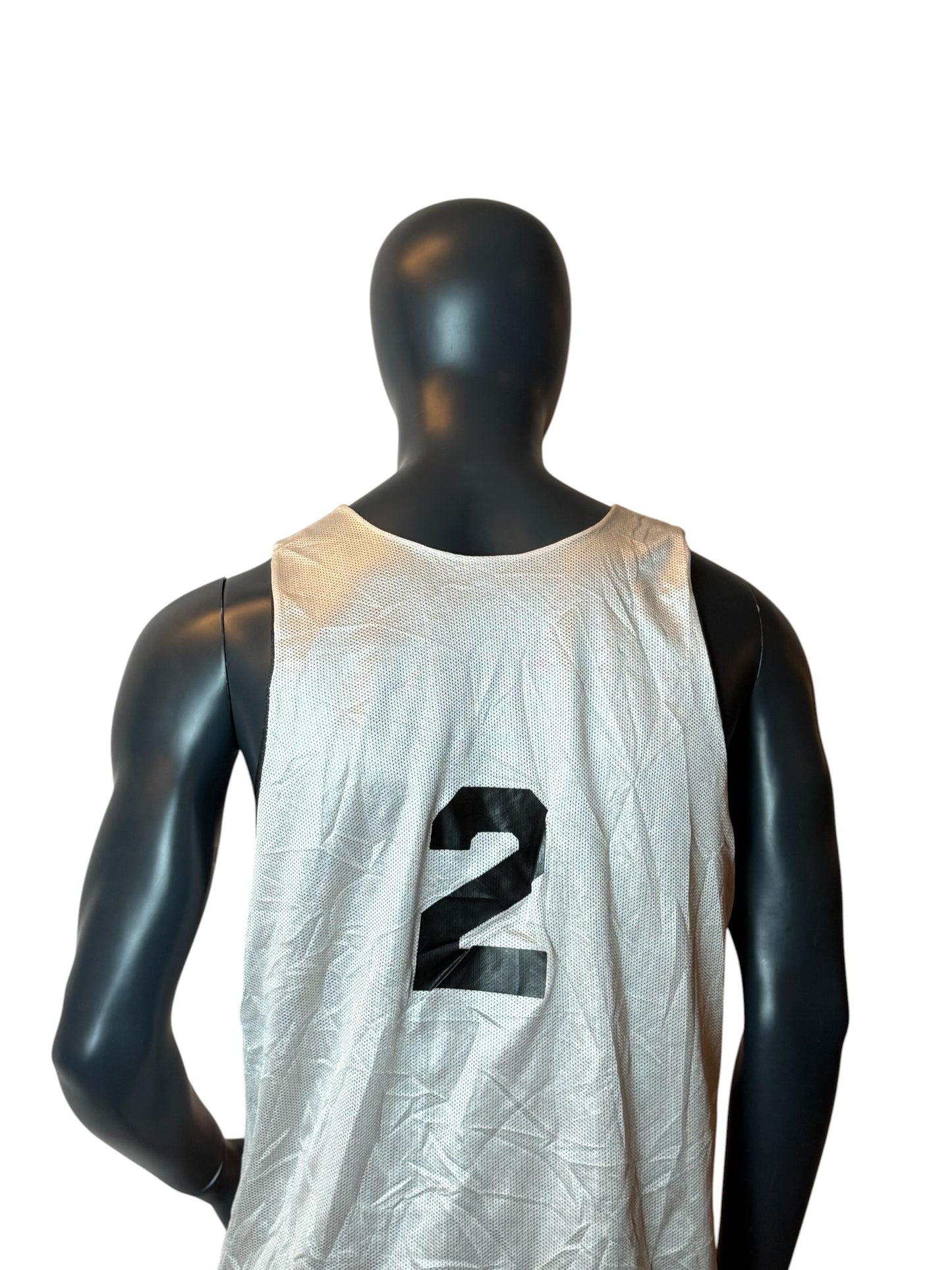 ITT Industries Reversible Mesh Jersey Black White Tank Top Size XL
