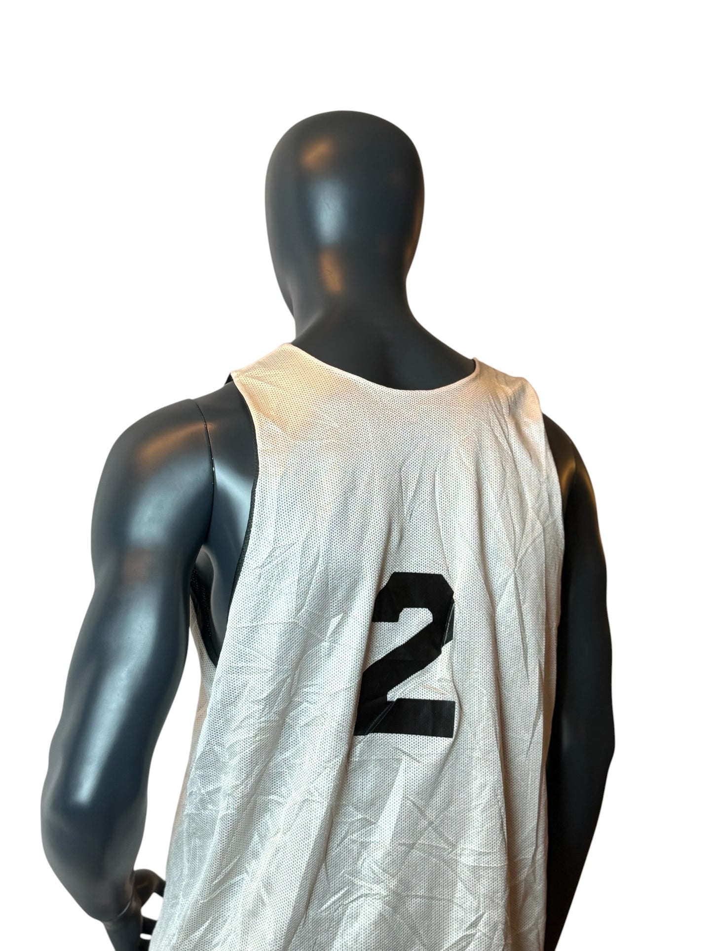 ITT Industries Reversible Mesh Jersey Black White Tank Top Size XL