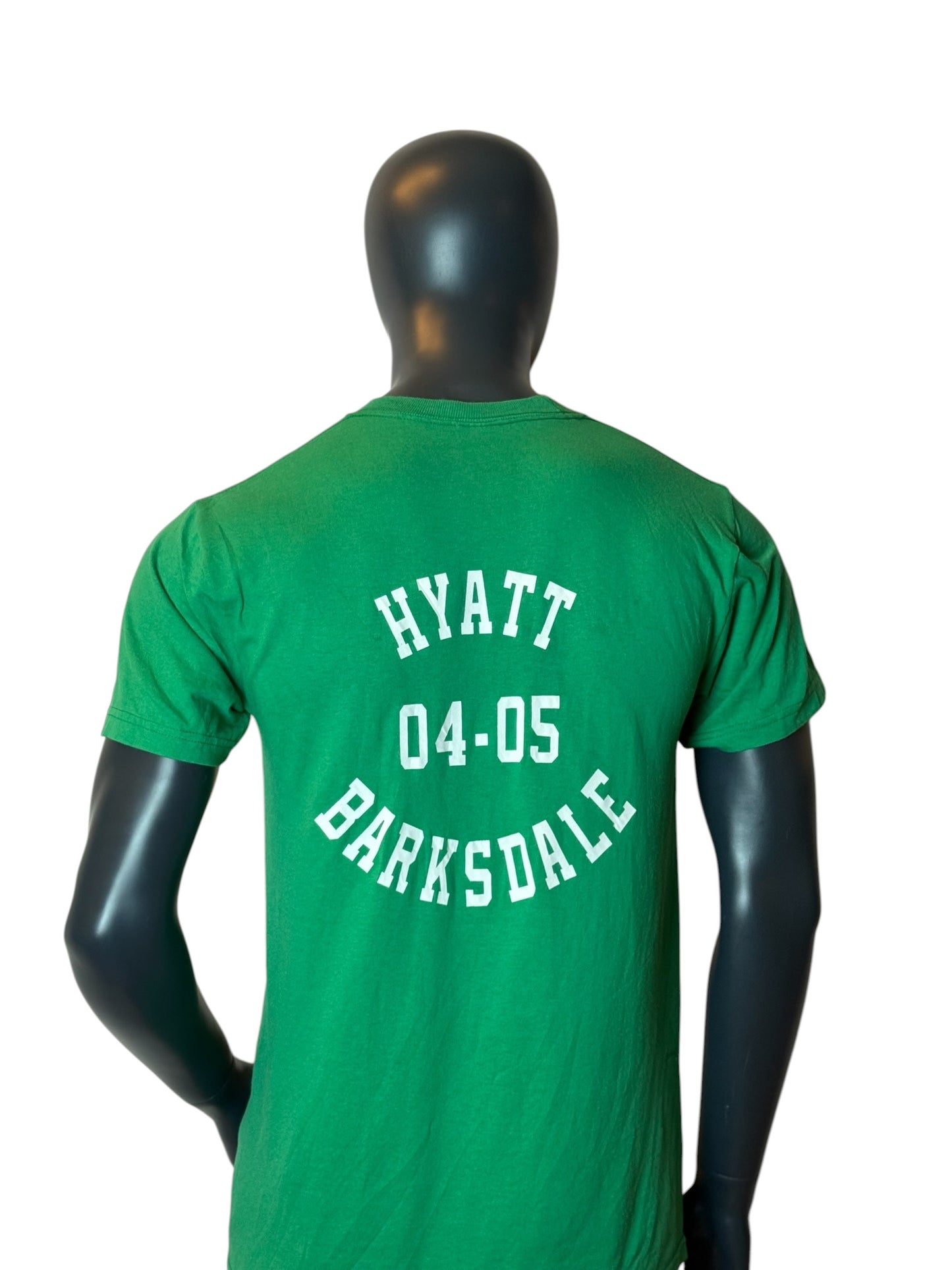 Hyatt’s Hoppers Frog T Shirt Green Graphic Tee Vintage Style Size M
