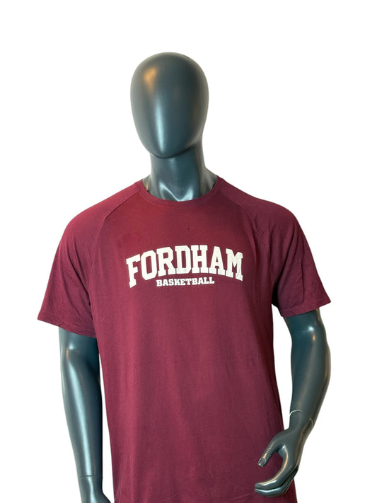 Fordham Basketball T Shirt Burgundy Under Armour Retro Vintage College Sports
