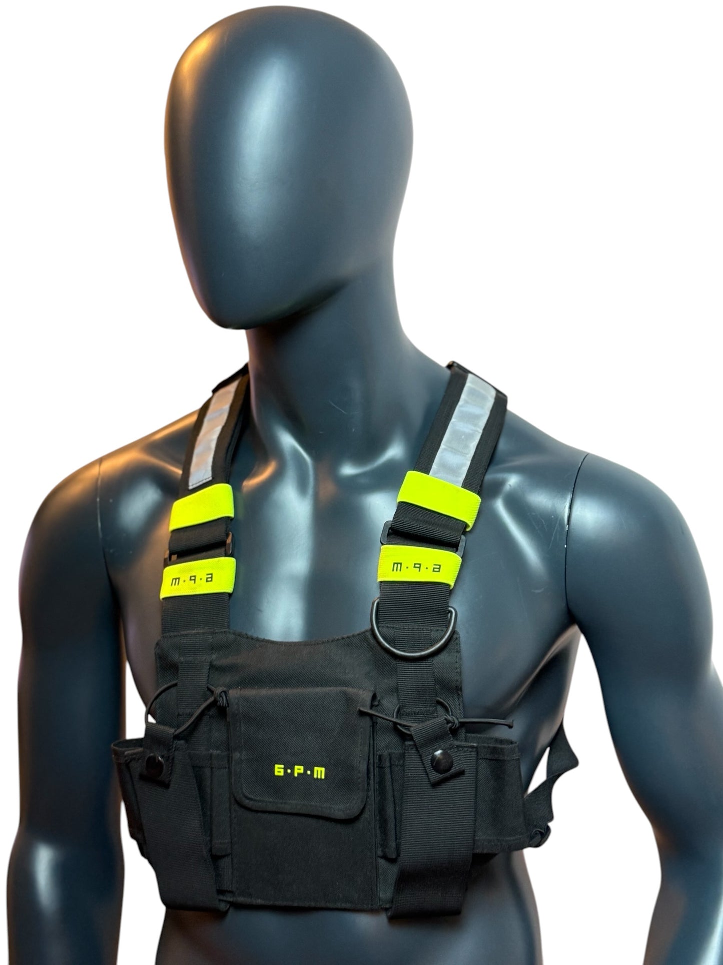 Tactical 6PM Chest Rig Bag Neon Black Limited Drop Early Collection Rare Streetwear