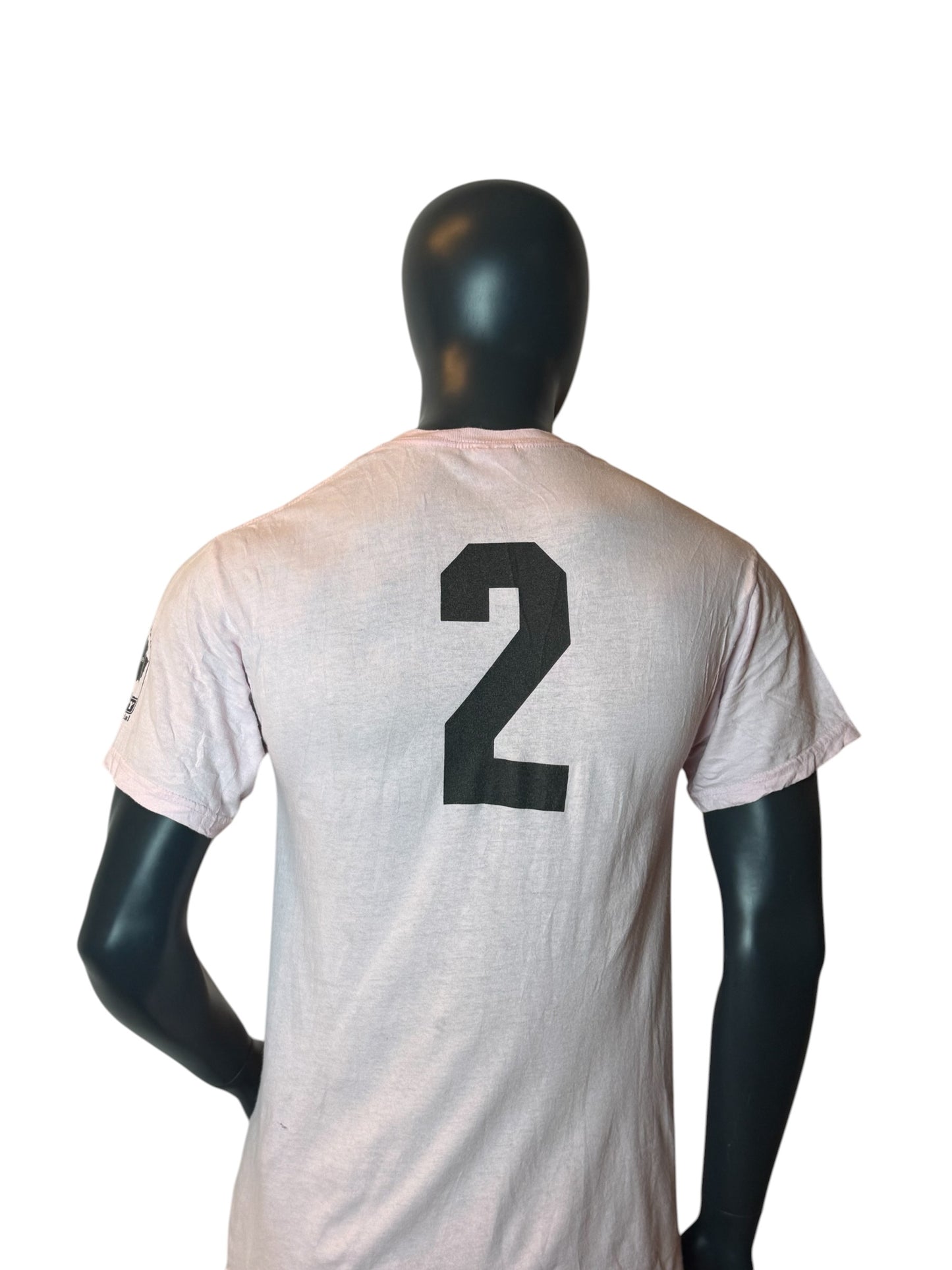 Soccer SVS Cooper City Optimist T Shirt Pink Graphic Retro Vintage USA Streetwear Size M