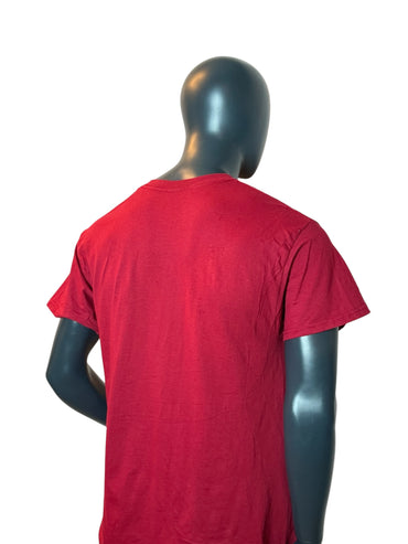 T-shirt vintage Ontario Outdoor School, rouge, motif nature, style USA, taille L