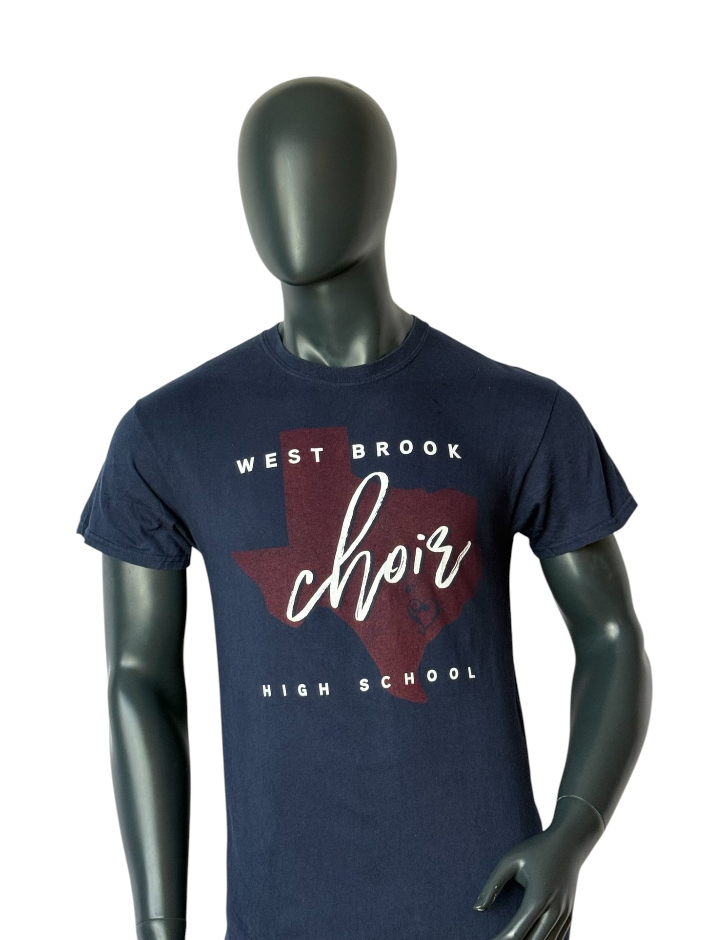 West Brook Choir Vintage T-Shirt Navy Graphic Size M