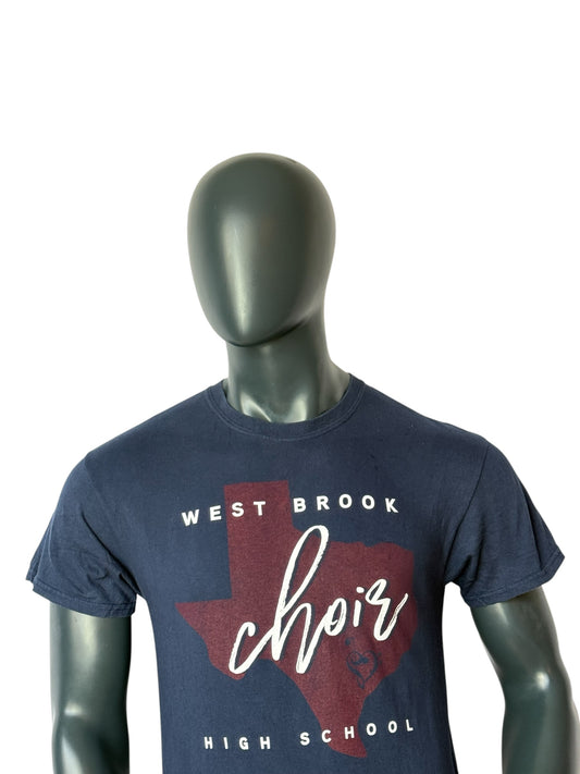 West Brook Choir Vintage T-Shirt Navy Graphic