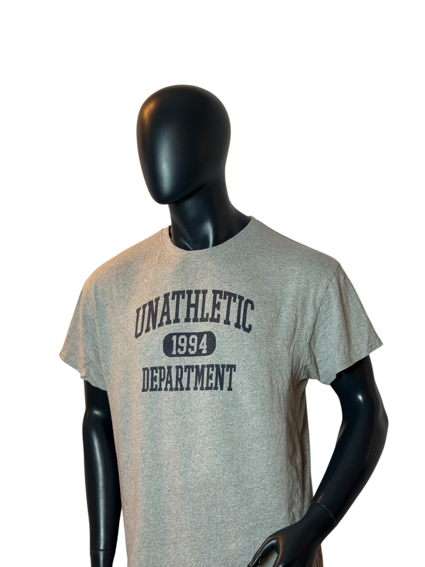 Unathletic Department 1994 T Shirt Grey Vintage Retro Style Graphic Tee Vintage Style Size XL