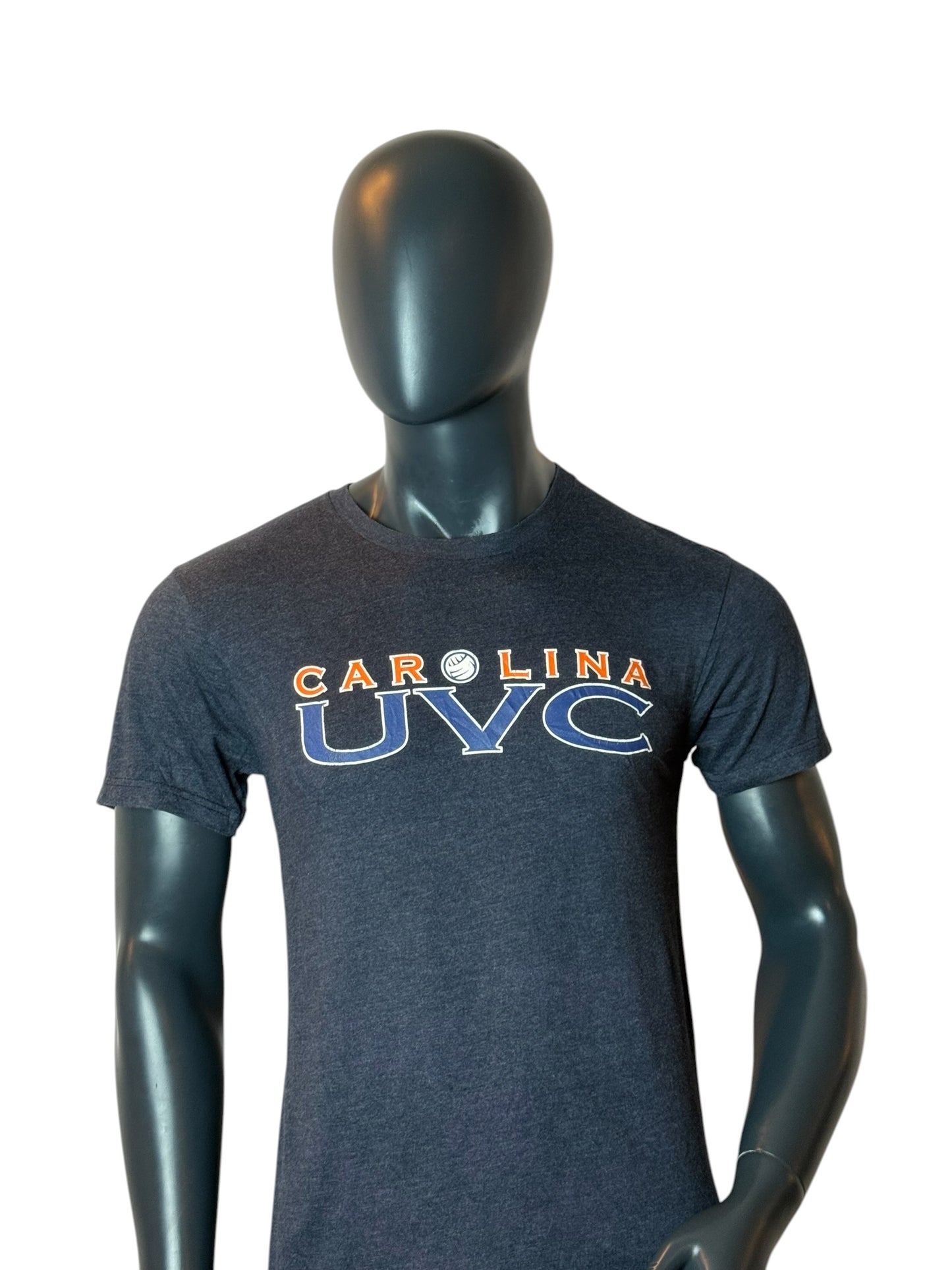 Carolina UVC T Shirt Grey Volleyball Graphic Tee Sportswear Size S