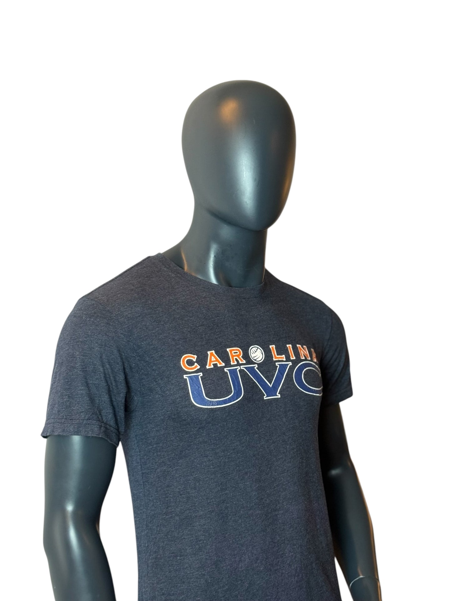 Carolina UVC T Shirt Grey Volleyball Graphic Tee Sportswear Size S