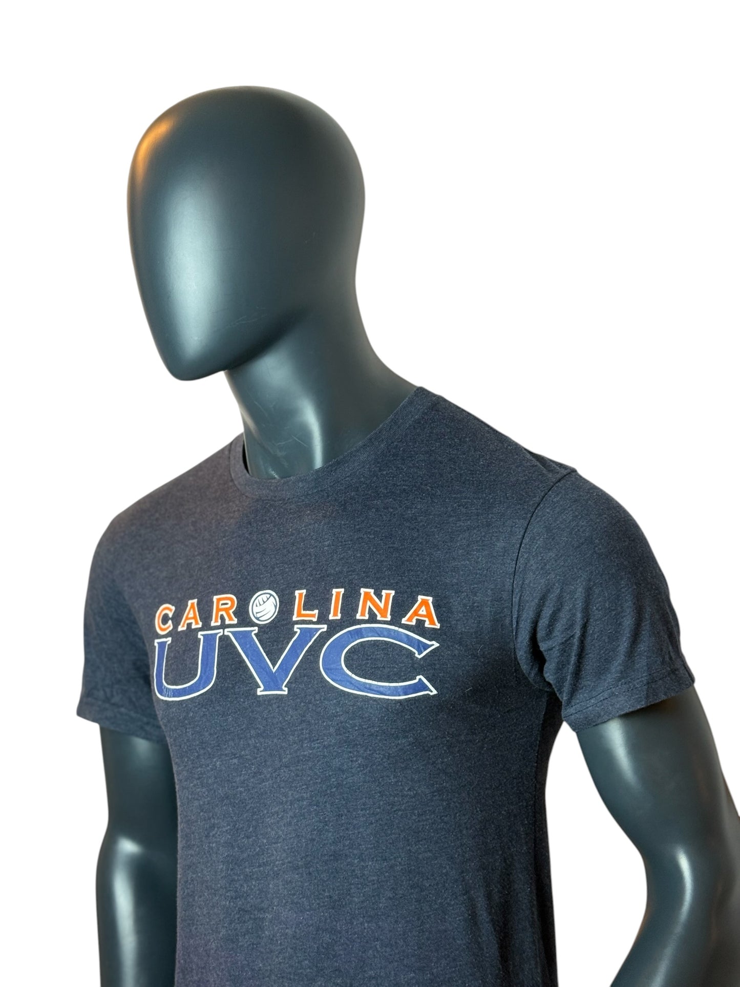 Carolina UVC T Shirt Grey Volleyball Graphic Tee Sportswear Size S