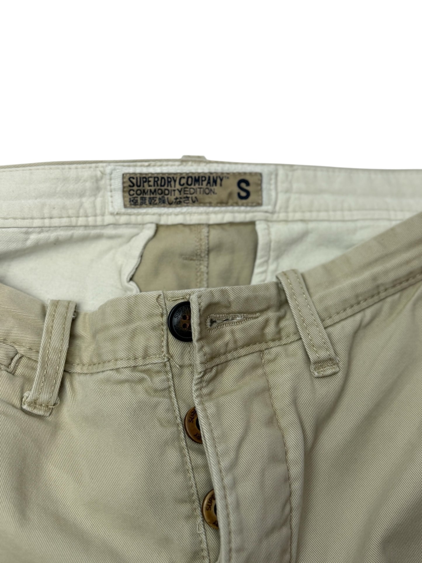 Herren Chino Hose Beige, Slim Fit Stoffhose mit Knopfleiste | Casual & Business Size Slim Fit