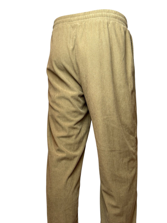 Herren Cord Jogginghose in Braun mit Kordelzug & Relaxed Fit. Bequeme Cordhose im Vintage-Look – ideal für Alltag & Freizeit.