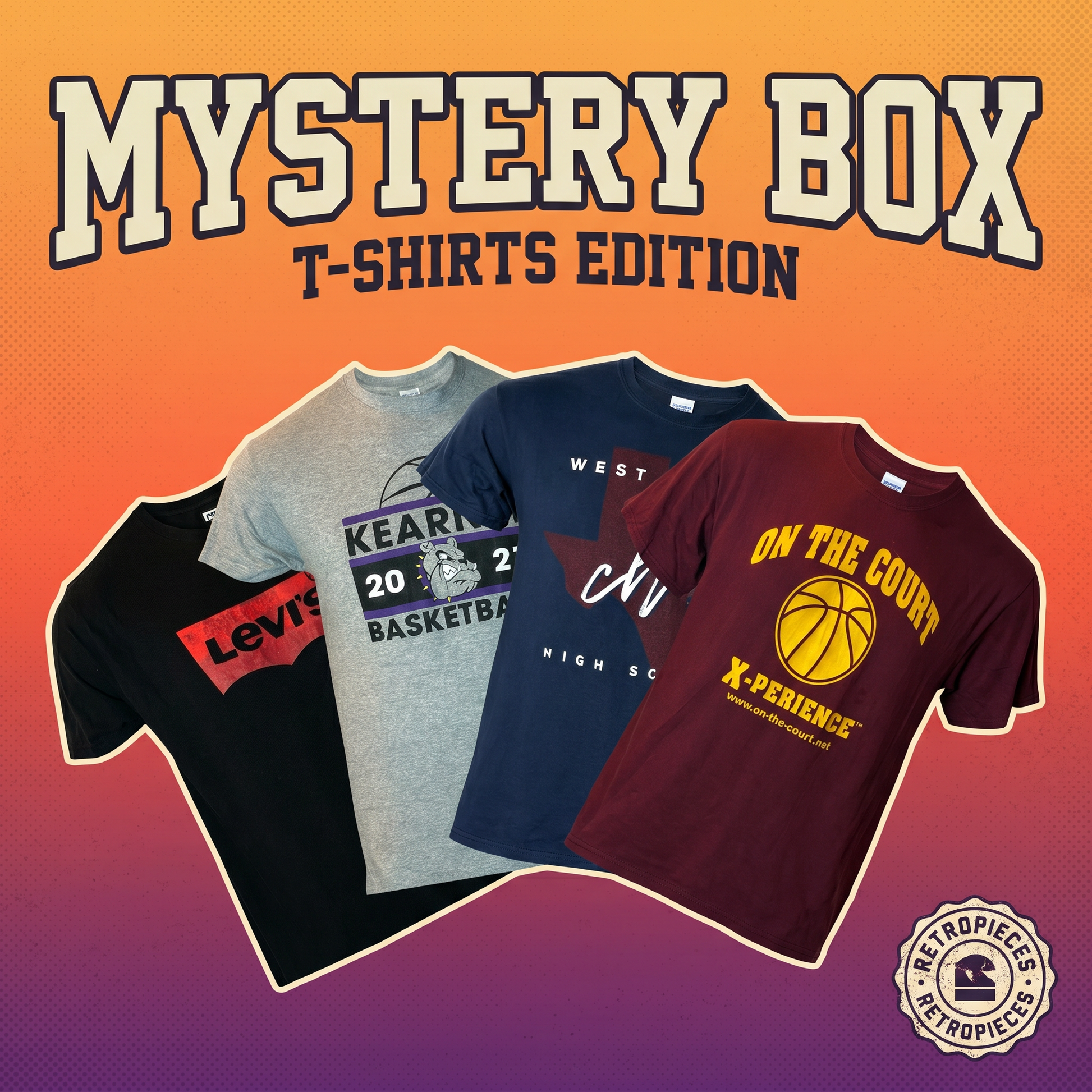 Mystery Box T-Shirts XXL – 10 Teile – 80 Euro